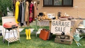 Plan your garage sale before moving