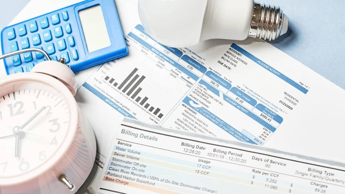 Notifying utility companies to transfer utilities to a new house